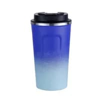 Caneca café aço inoxidável com visor temperatura