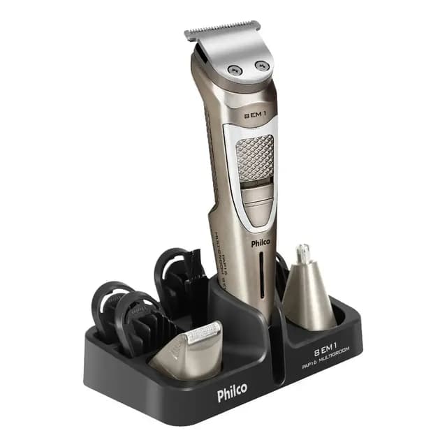 Aparador de Pelos Philco Multigroom 8 Em 1 Pap16 Cor Chumbo