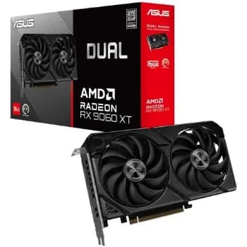 Placa de Vídeo Asus AMD Radeon RX 9060 XT Dual, 16GB, GDDR6, FSR, Ray Tracing