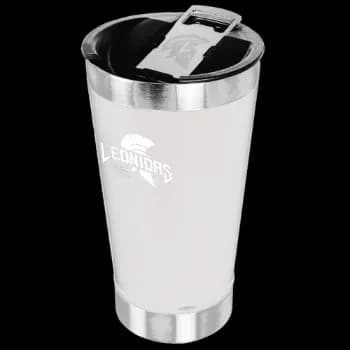 Copo Térmico Leonidas, 473ml, Quente ou Frio, Metal, Branco✨