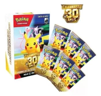 Combo De Booster Pokémon - Celebração 30 Anos Copag Português