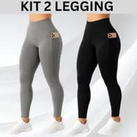 Calça Legging Suplex Cós Alto Academia