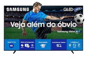 Samsung Vision AI TV 55" QLED Ultra 4K Q7F 2025, Pontos Quânticos, AI, Alexa