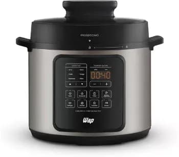WAP Panela de Pressão WPPE3 6L, 10 Receitas Pré-Programada 220V