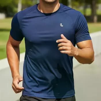Camiseta Masculina Academia Dry Esportiva Corrida Fit Lupo