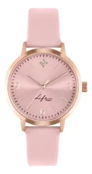 Relógio Life Realizações Feminino Couro Rosé Rosé