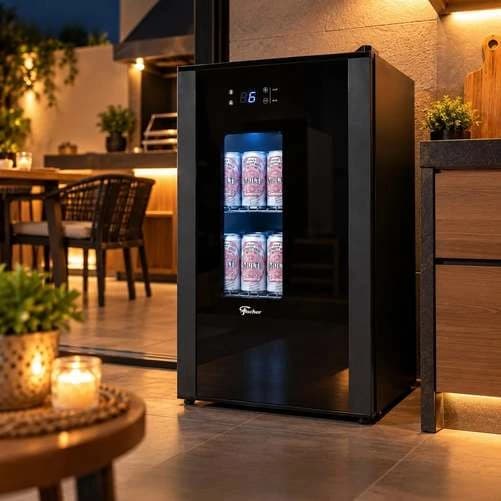 Fischer Cervejeira Infinity Multi Frost Free 92l Preto 127v