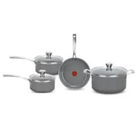 Jogo de Panelas Tefal Ceramic Vitality Com base de indução revestimento cerâmico e cabos de aço inox