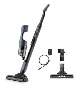 Aspirador De Pó Vertical Electrolux Erg019 Sem Fio Portátil Bateria Ergorapido 2 Em 1 Luz Frontal Led Escova Rotativa Aspira Escova Capacidade 950ml Bivolt 30 Min Azul
