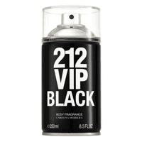 Perfume Carolina Herrera 212 Vip Men Black Body Spray Masculino 250ml - Incolor