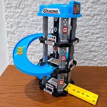 Pista De Carrinhos Brinquedo Infantil Menino Estacionamento Azul