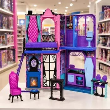 Casa Bonecas Mattel Monster High Hotel Boo-tique Jbf16 Colorido