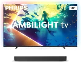 Philips Smart TV Ambilight 50" 4K 50PUG8100/78 + Soundbar