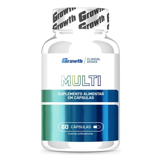 Multivitamínico 60 Cáps. Growth Supplements - Sem Sabor Sem Sabor