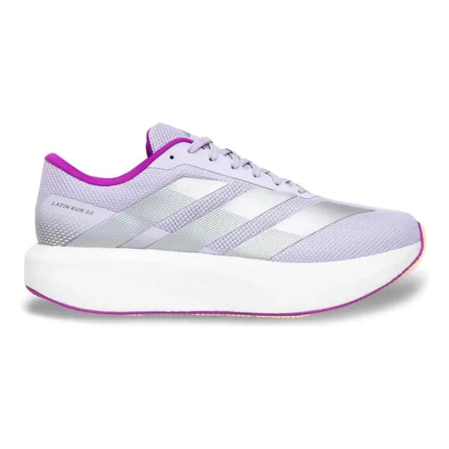 Tênis adidas Latin Run 3.0 Corrida Caminhada Treino Lilás 40 Br